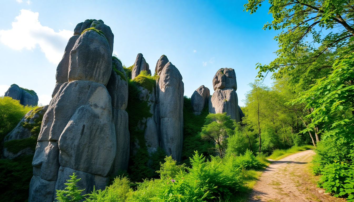 Exploring the enchanting Externsteine of Germany: a blend of natural wonder and ancient lore