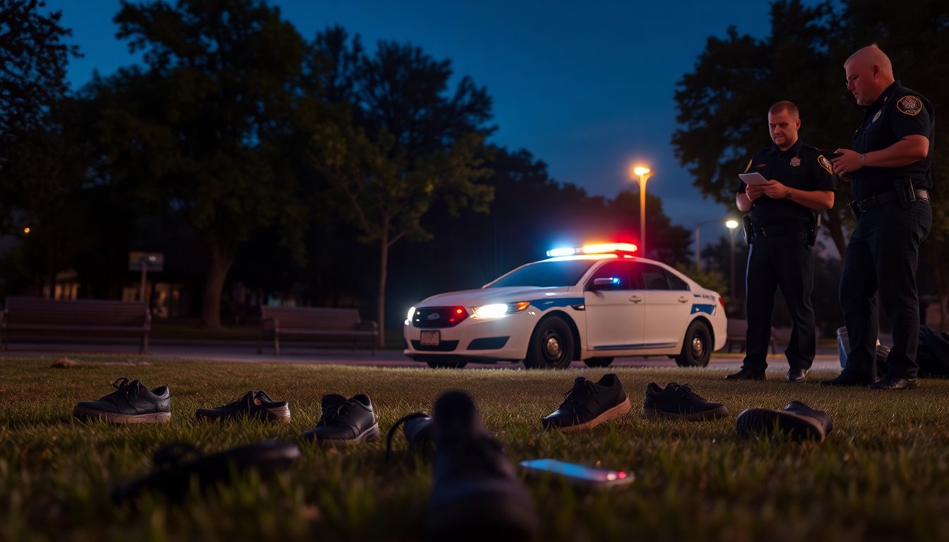 Shooting incident in downtown park: two victims hospitalized