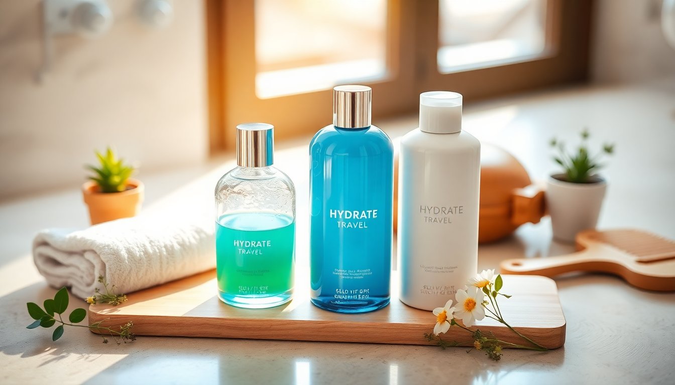 Ultimate Travel Hair Care Trio for Deep Hydration