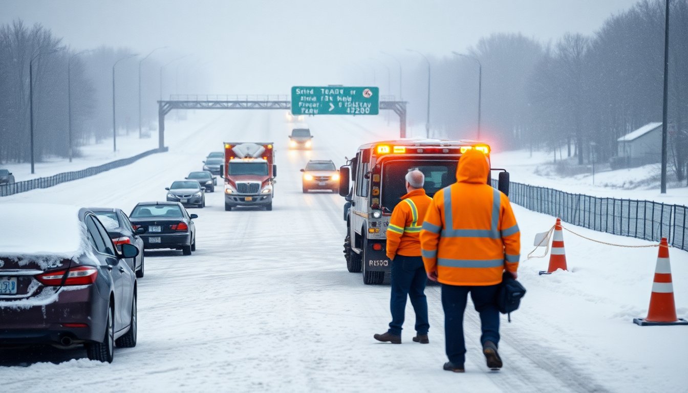 Mandatory travel restriction announced for New Jersey amid winter storm