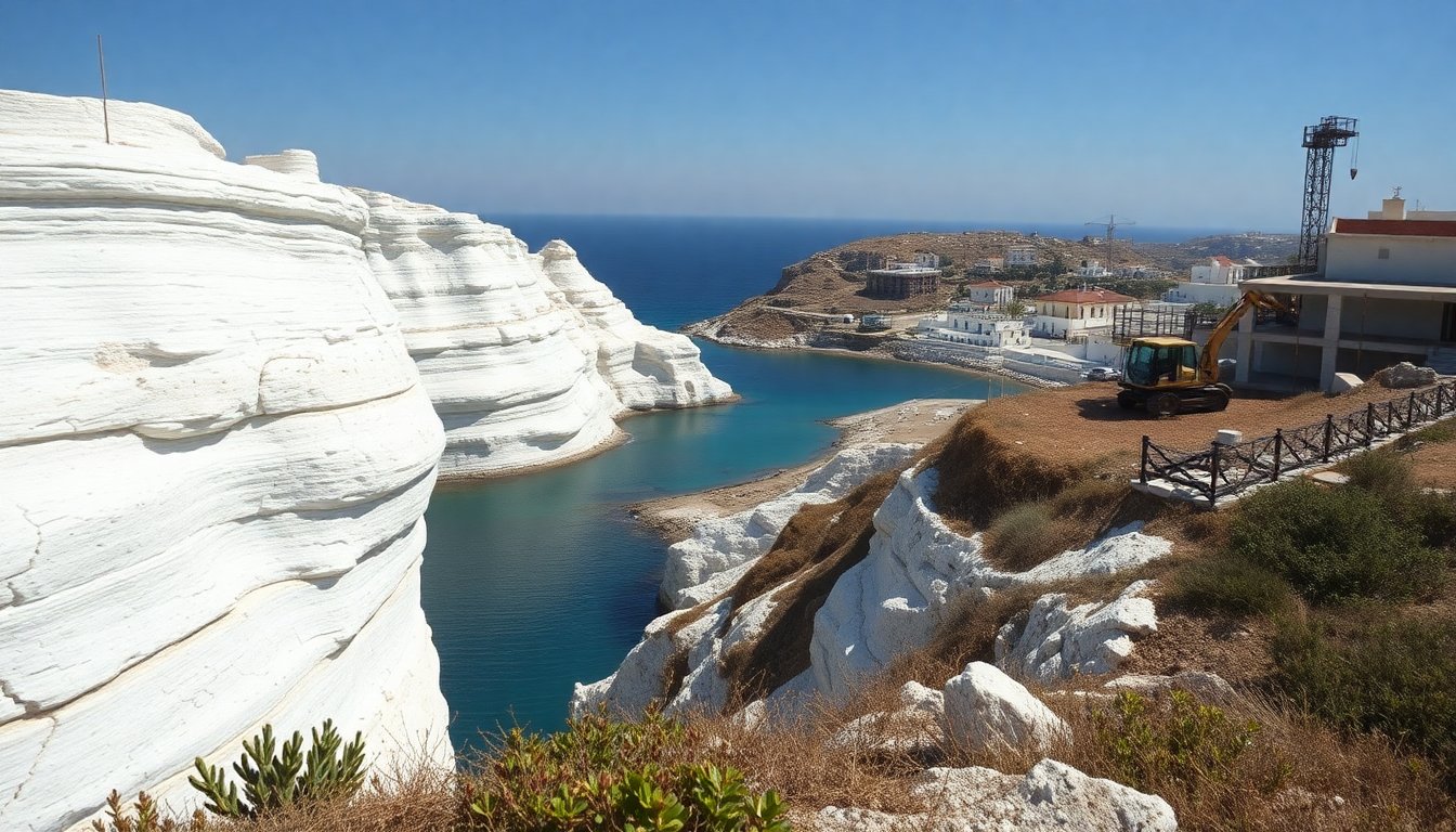 Milos at risk from uncontrolled development and weak protection