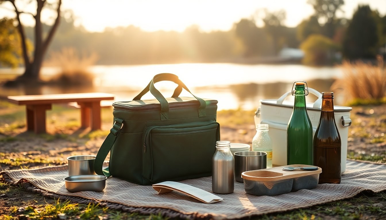 Practical Thermos Radiance family cool bag for picnics and travel