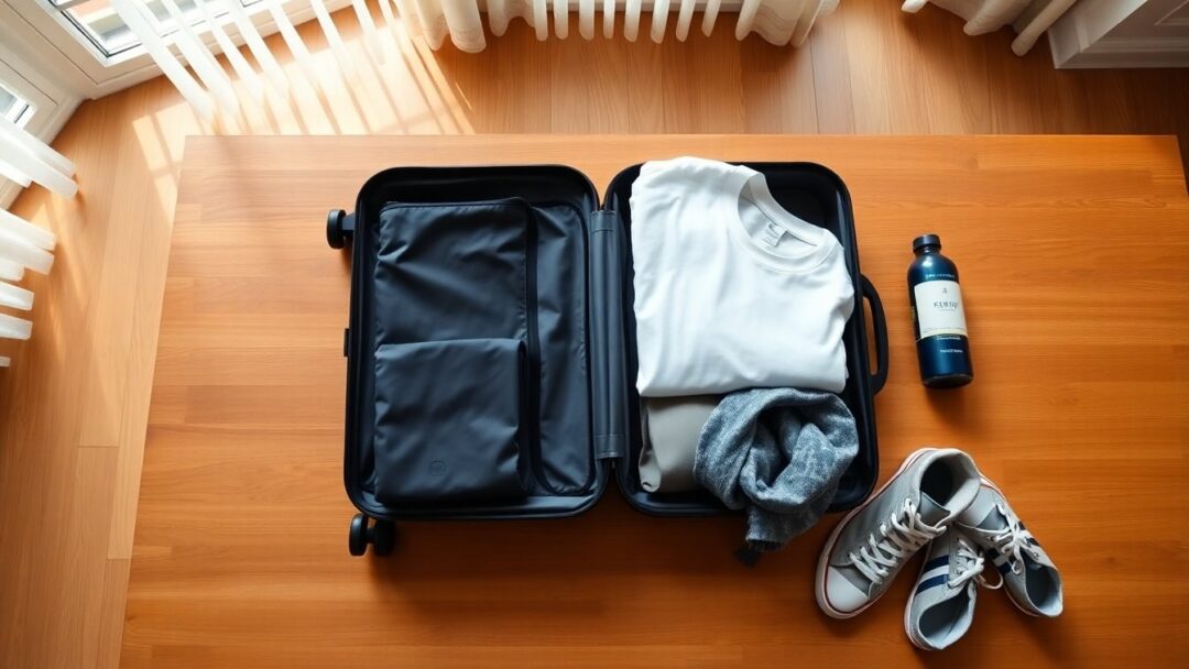 Minimalist weekender packing list for 2-3 day getaways