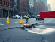 Water Main Breaks Cause Road Closures and Detours in Hoboken, Rocky Hill, and Evansville