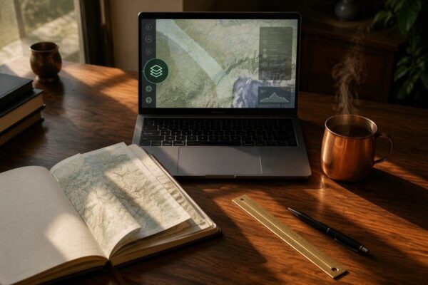 Creating efficient travel plans using layers and offline maps