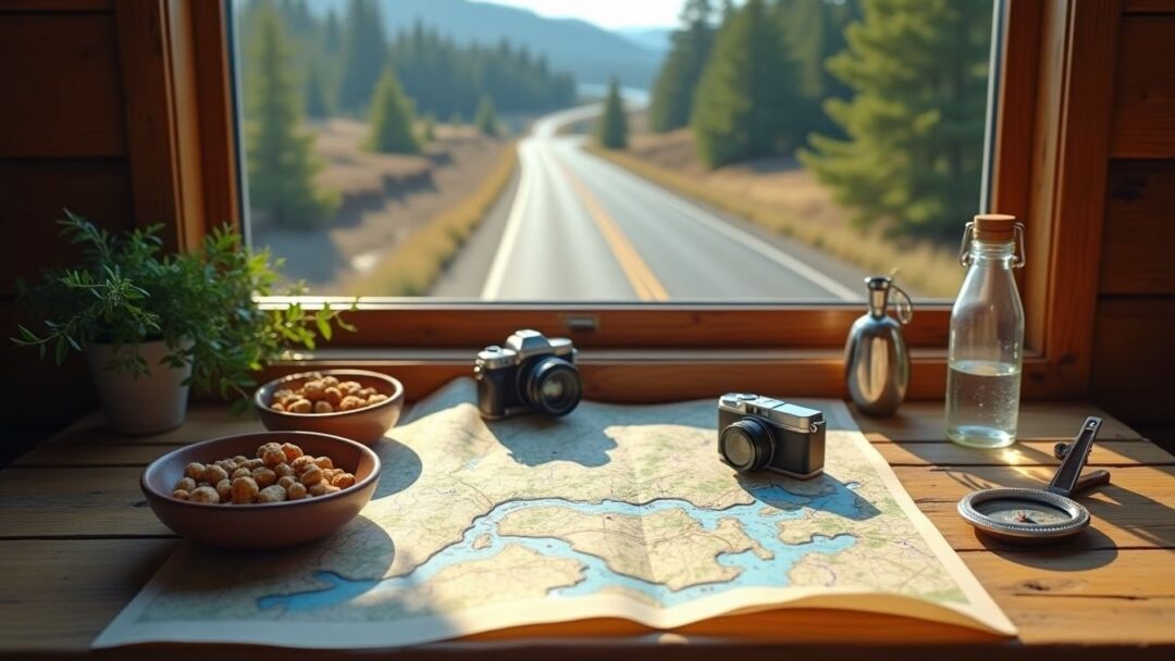 Creating scenic road trips with snack breaks and photo stops