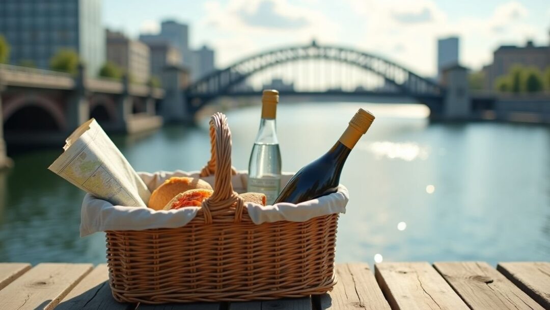 Designing a scenic day trip beside an urban river