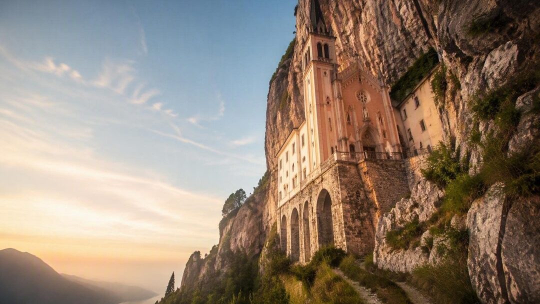 Discover the hidden gem of Santuario Madonna della Corona in Italy