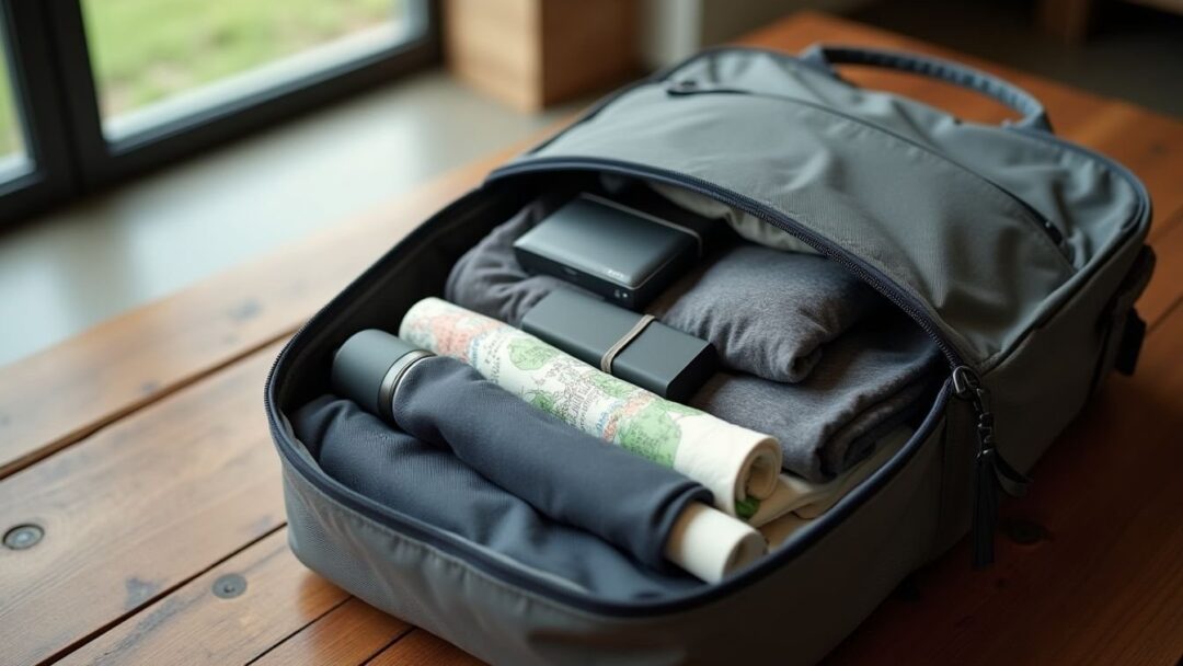 Efficient packing system for a short trip