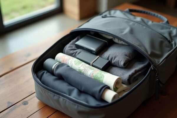 Efficient packing system for a short trip