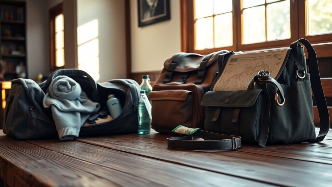 Efficient Road Trip Packing: How to Organize Your Duffel, Backpack, and Crossbody Bag