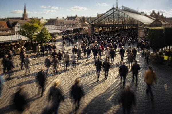 Understanding crowd behavior at popular spots