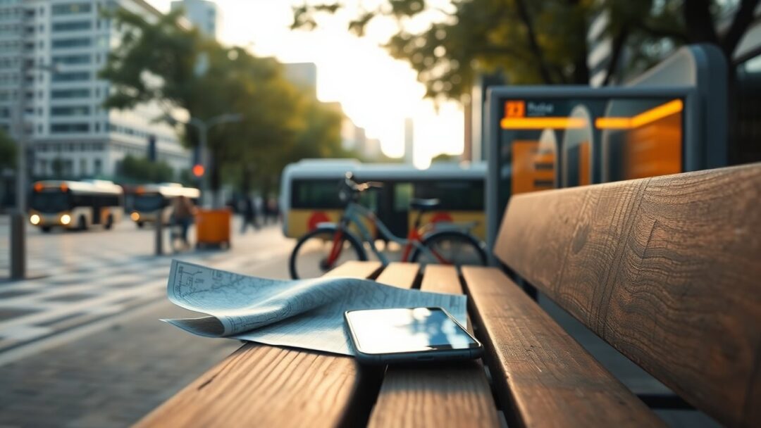 Using transit apps for a car-free day