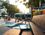 Using transit apps for a car-free day
