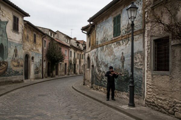 Explore Borgo San Giuliano's Murals and Musical Heritage in Rimini