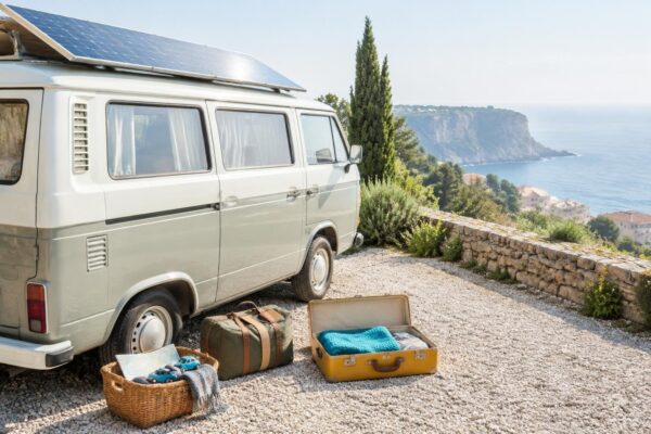 Couple trades house for van life, cuts costs and chases sunshine