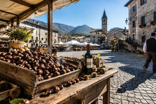 Explore Italy’s October 9-11 festivals: castagne, potatoes and wine