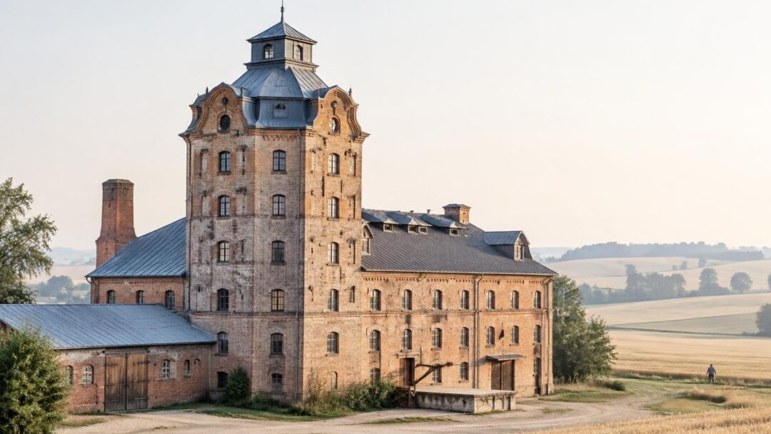Exploring a historic agricultural mill in rural Poland
