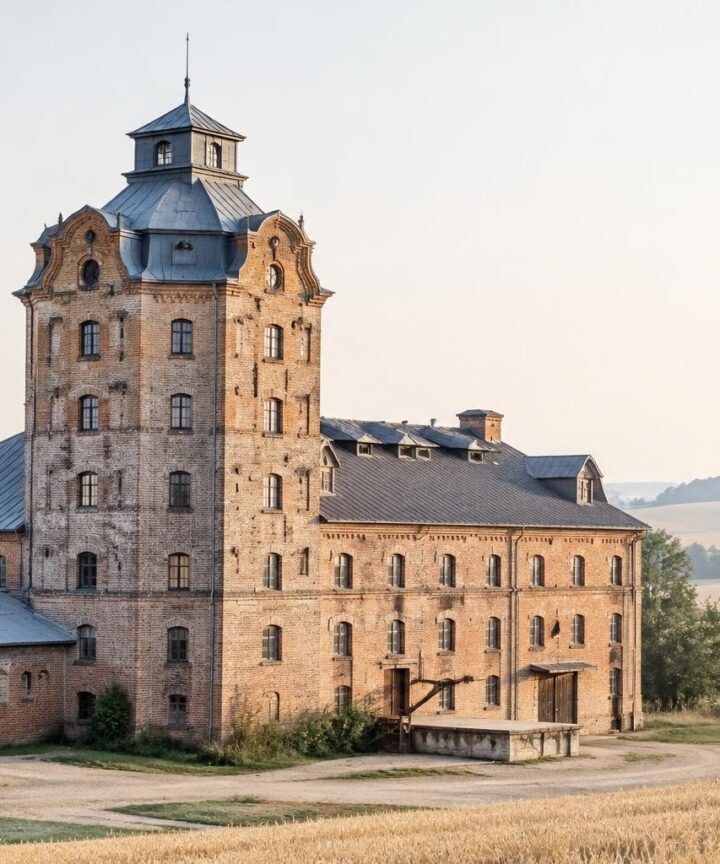 Exploring a historic agricultural mill in rural Poland