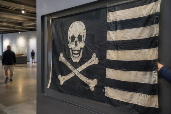 Portsmouth museum houses one of three authentic Jolly Rogers