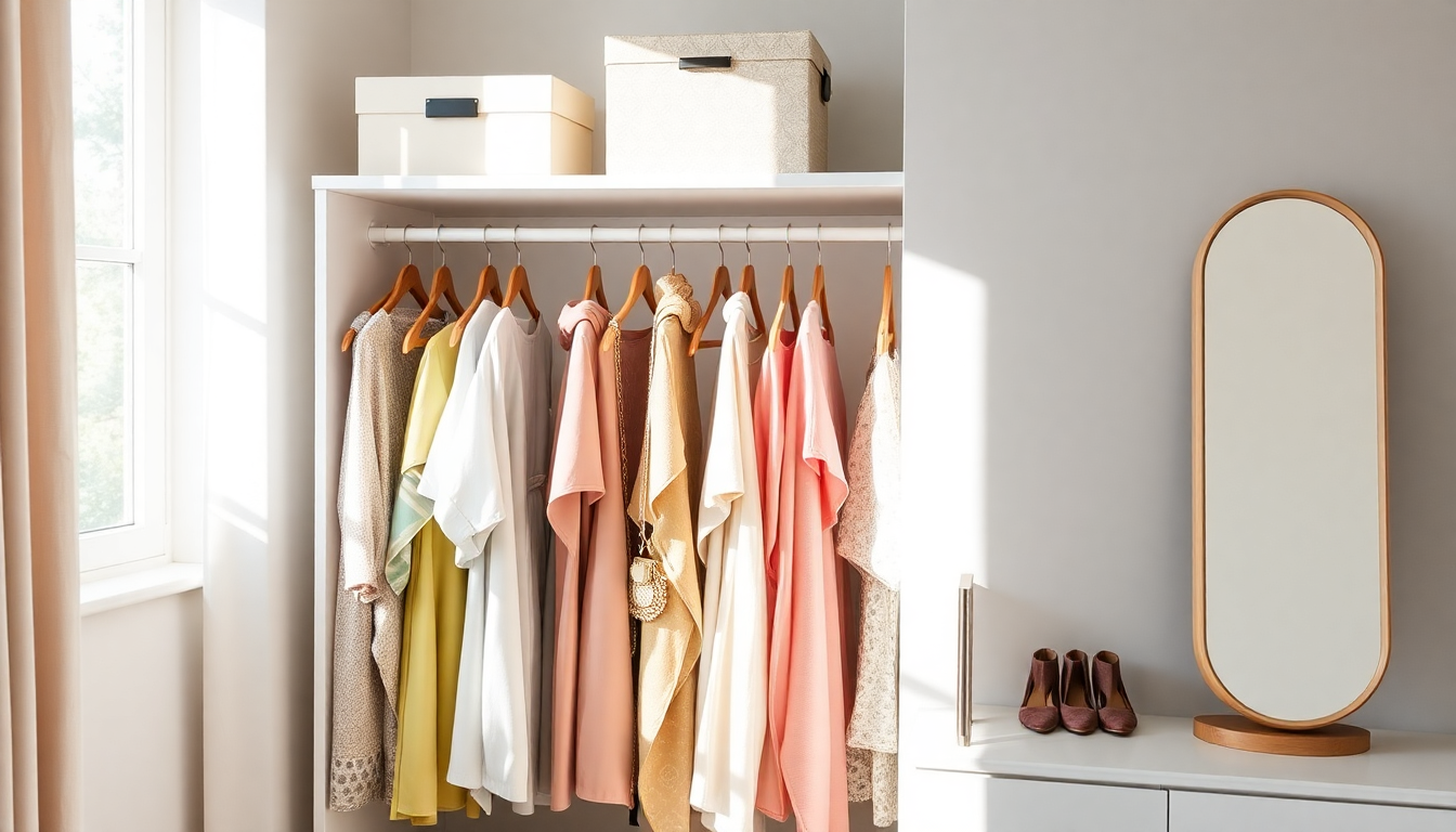 Come organizzare il tuo guardaroba per una primavera chic