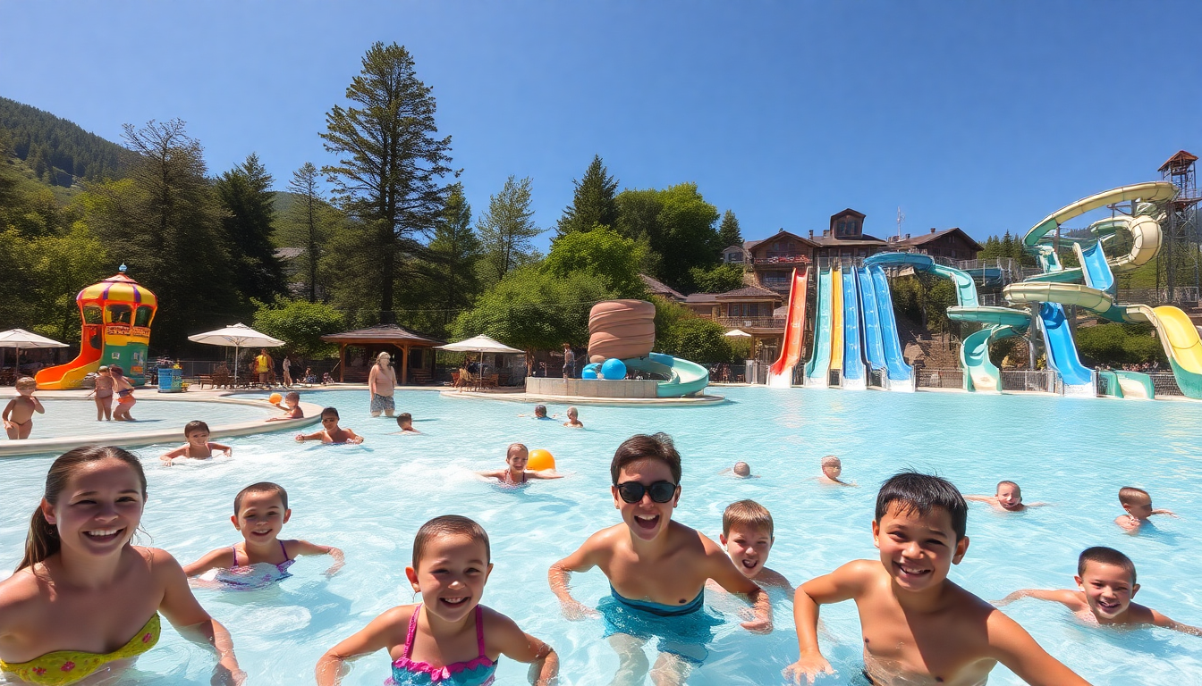 Divertimento per tutti al parco acquatico Aquagranda Slide&Fun