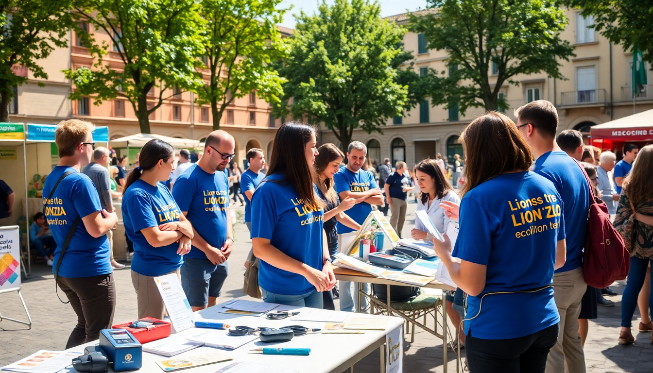 Lions in piazza: salute e prevenzione a Firenze