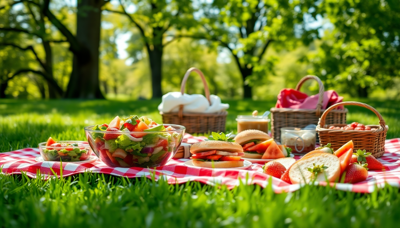 Menù perfetto per un picnic all’aperto