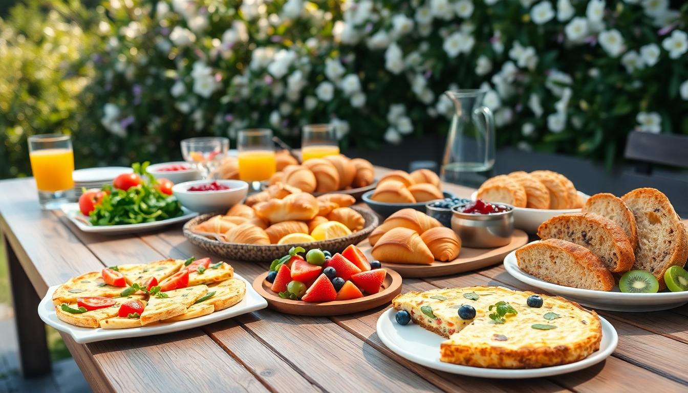 Ricette per un brunch primaverile da preparare in anticipo