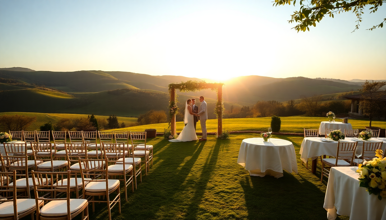 Matrimonio da sogno in agriturismo in Toscana