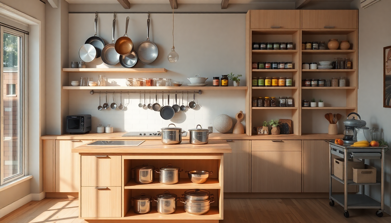 Soluzioni intelligenti per ottimizzare lo spazio in cucina