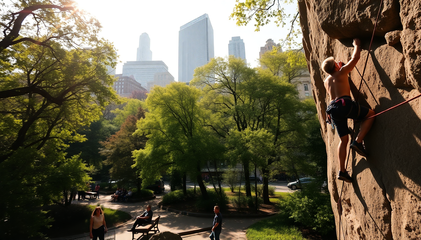 Arrampicata a Central Park: dove trovare emozioni gratuite a New York