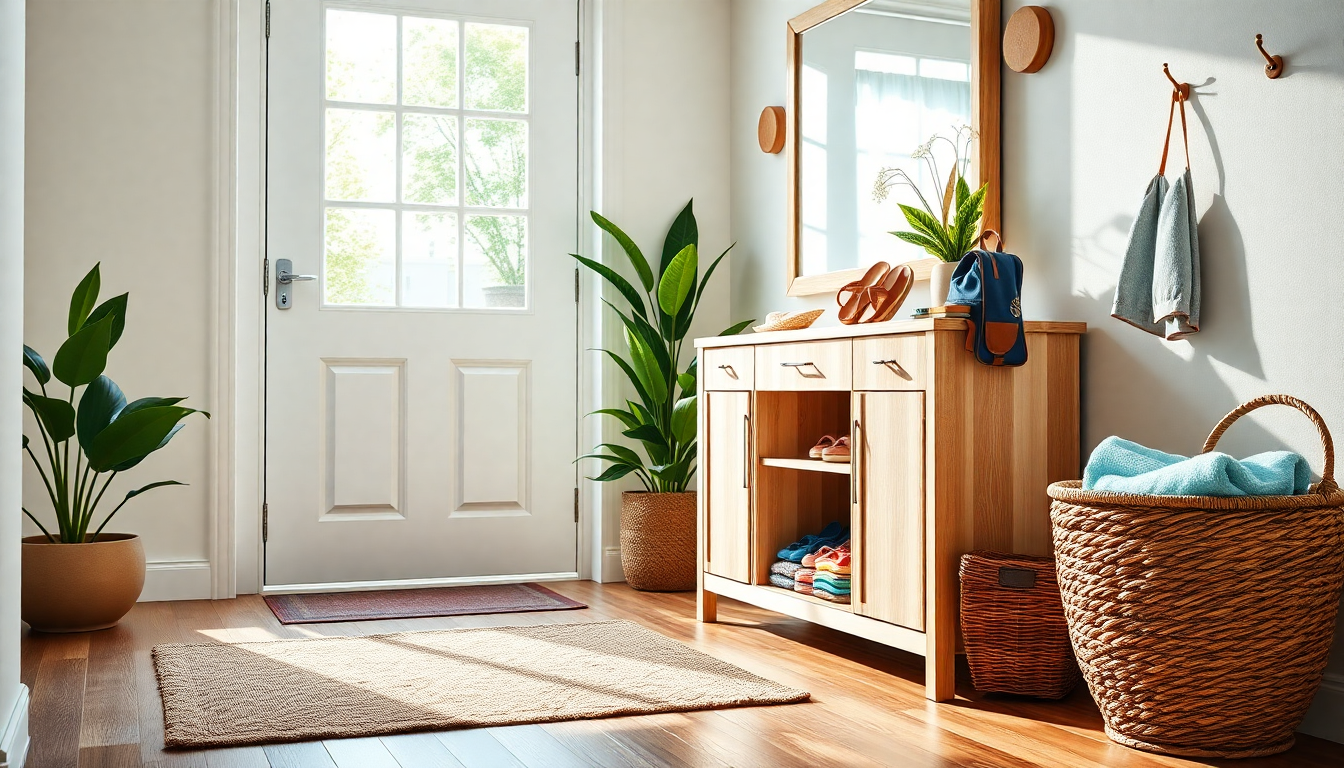 Come organizzare l’ingresso di casa per l’estate