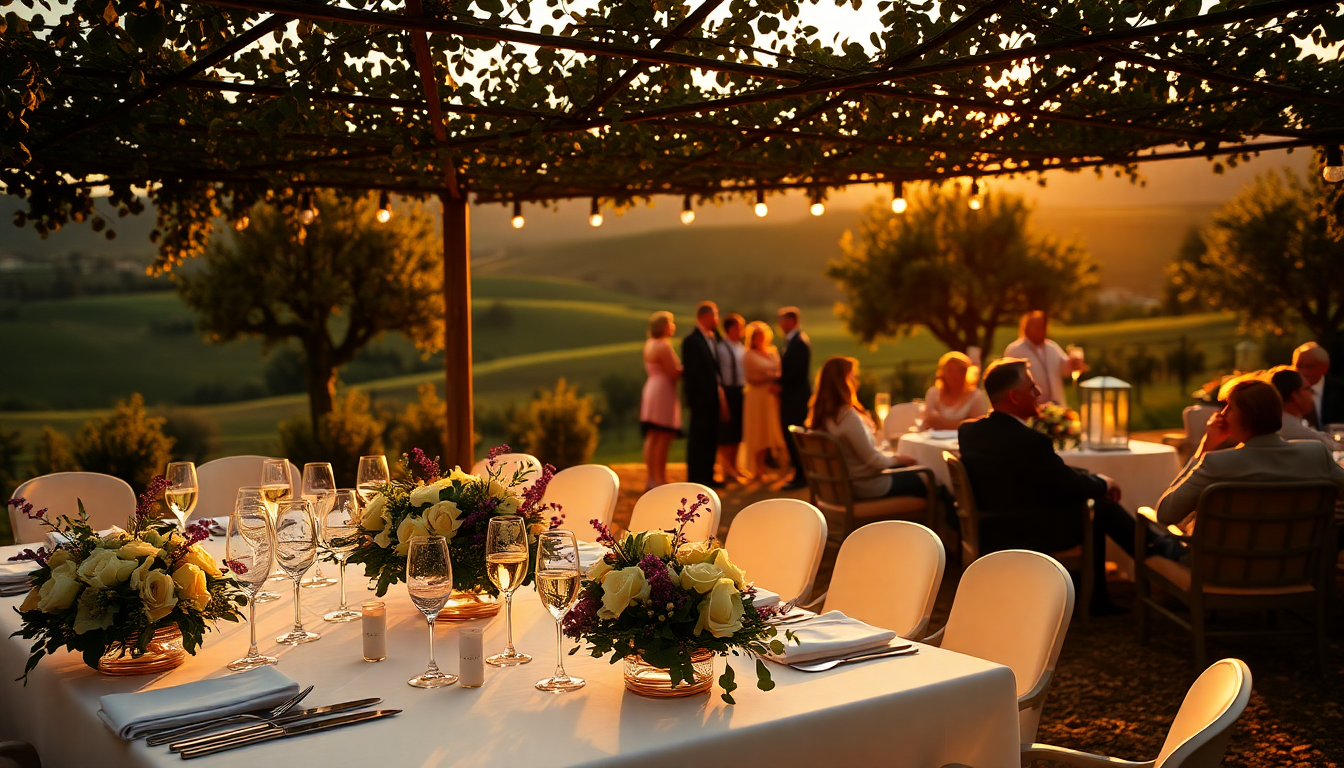 Guida ai matrimoni in Franciacorta: accogliere gli ospiti dall’estero con stile