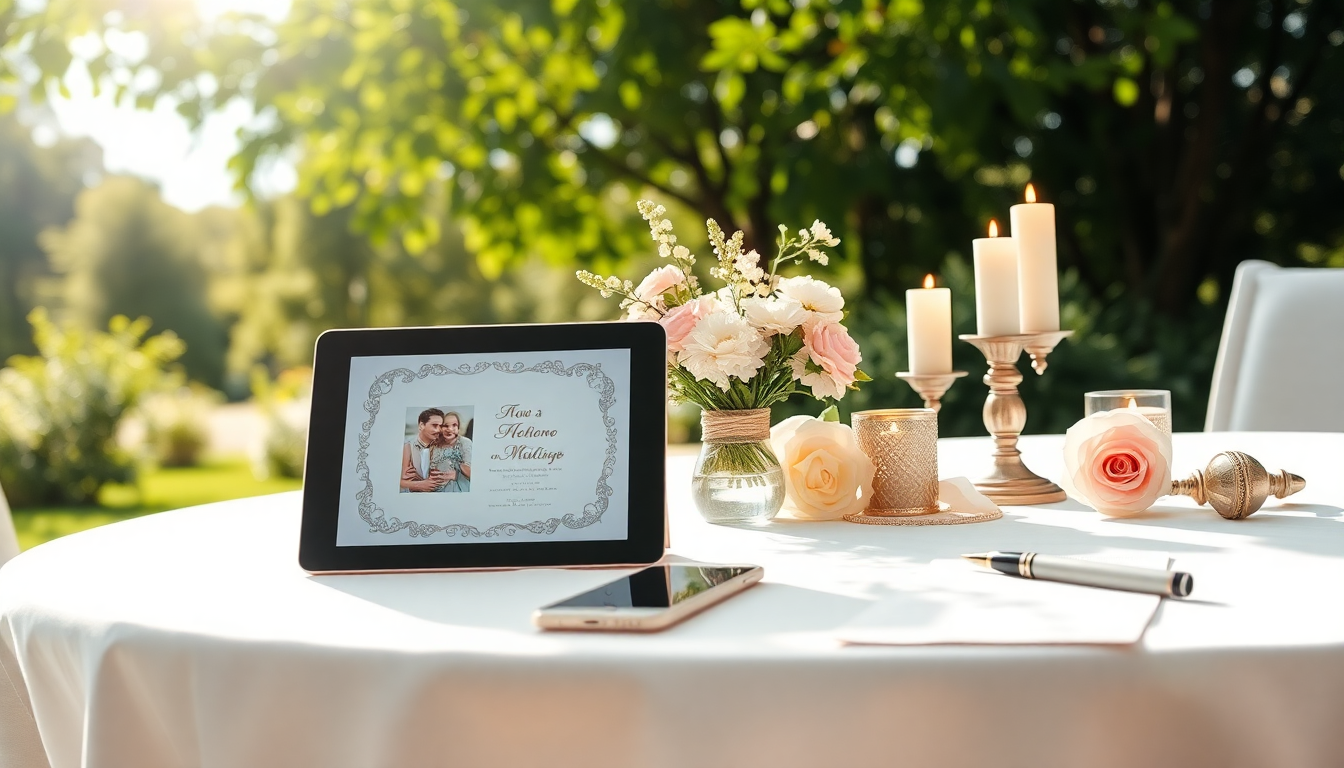 Inviti digitali per matrimoni: perché sono la soluzione perfetta