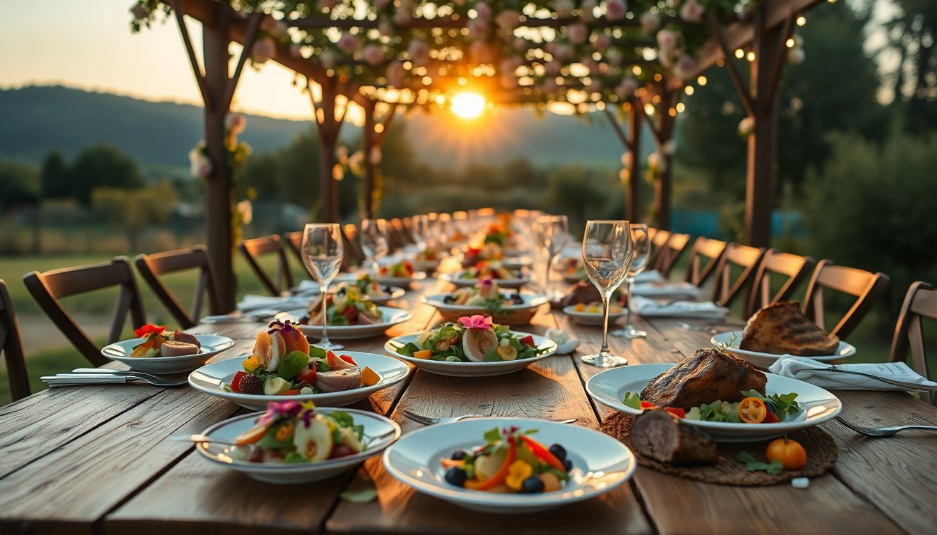 Idee irresistibili per un menù di matrimonio indimenticabile