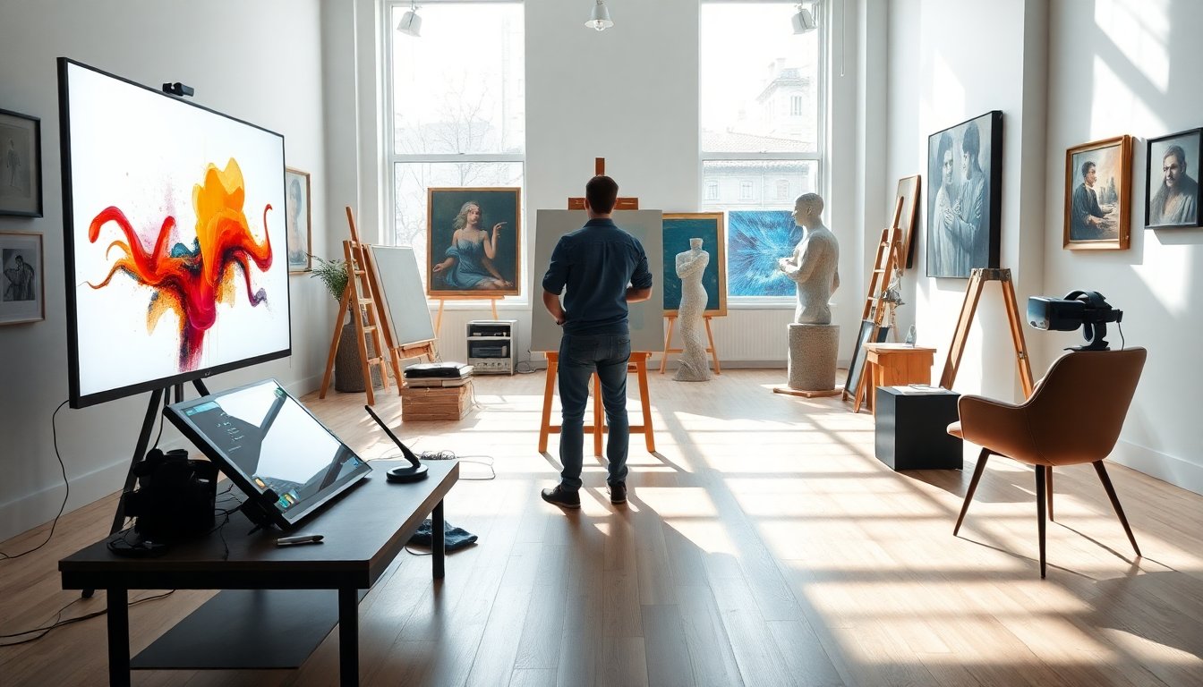 L’arte e la tecnologia: un connubio che trasforma il nostro modo di creare