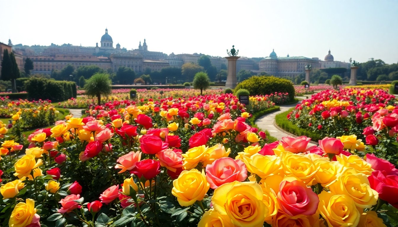 Visita al Roseto Comunale di Roma: Scopri la Fioritura Primaverile e Autunnale