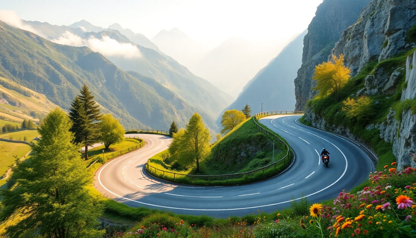 La serpentina svizzera imperdibile per ogni motociclista