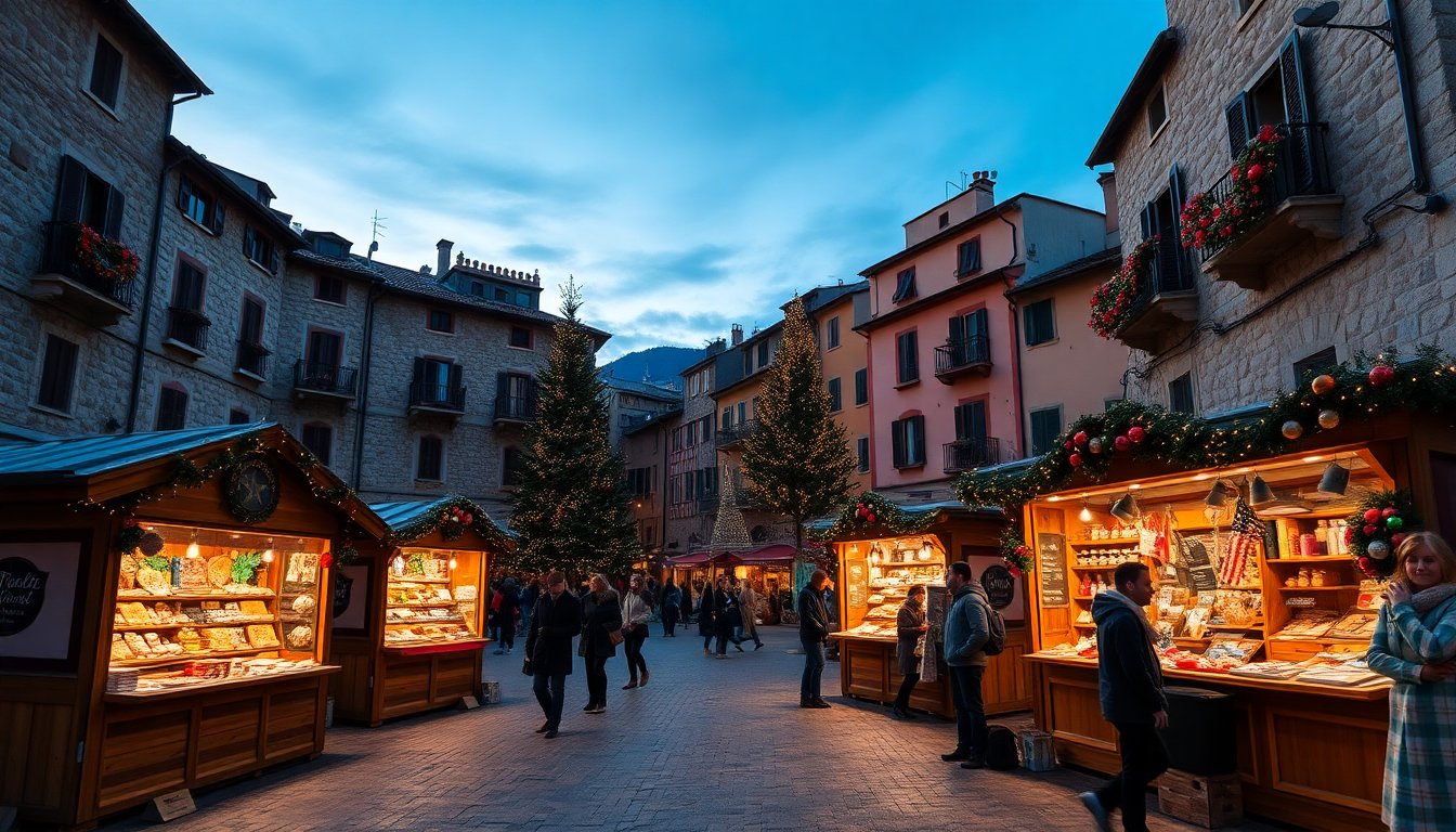 I migliori mercatini di Natale nei pittoreschi borghi italiani da visitare