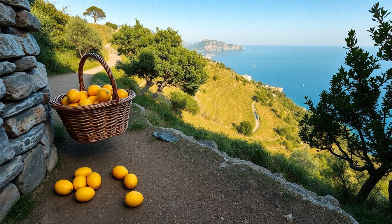 trekking tra limoneti e sapori a massa lubrense