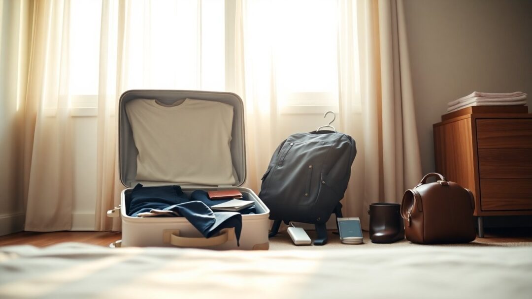 Fare la valigia per un weekend: packing list e capsule wardrobe senza stress