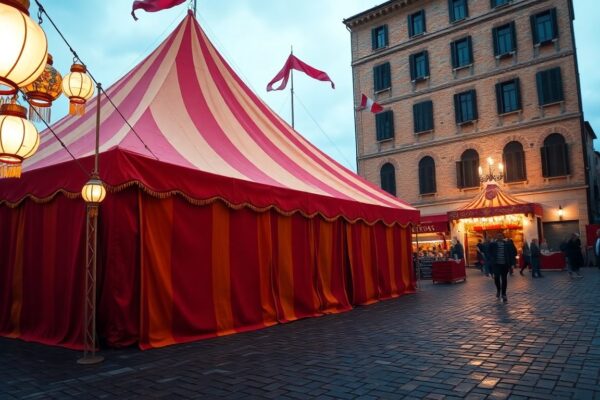 MagdaClan a Recanati: il tendone in via Musone per dieci giorni di spettacoli