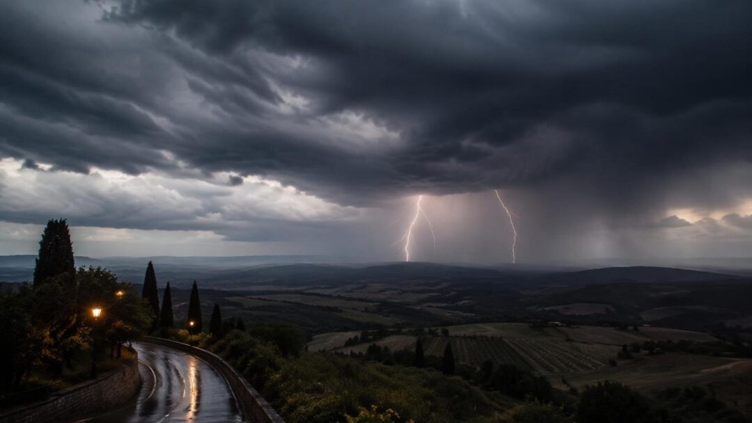 Previsioni meteo: temporali violenti in arrivo nel fine settimana