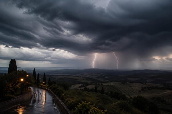 Previsioni meteo: temporali violenti in arrivo nel fine settimana