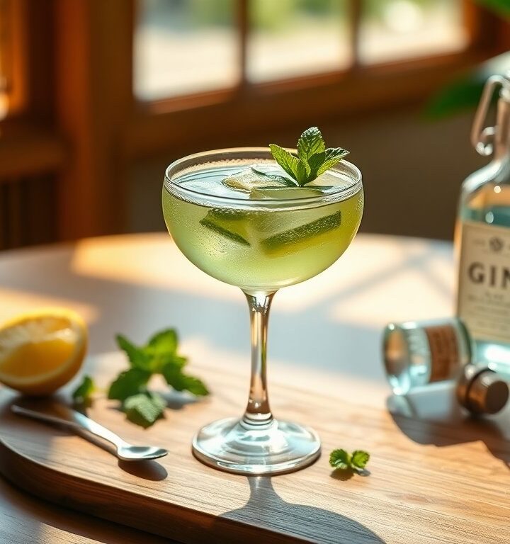 Ricetta del cocktail Gin e tè verde: freschezza e disseto in un bicchiere