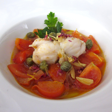 Ricetta Pescatrice Al Pomodoro E Capperi – Pesce