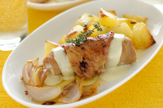 Ricetta Fettine Di Vitello E Patate Al Tegame – Carne