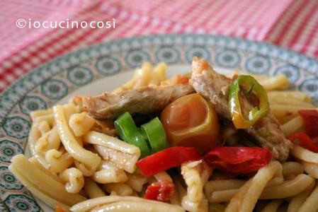 Ricetta Ditaloni Di Sgombro E Peperoni – Primo