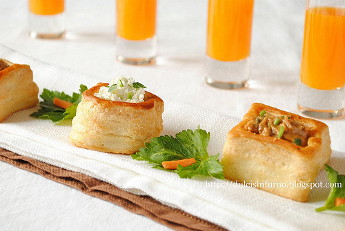 Ricetta Vol-au-vent Con Crema Di Zucca – Antipasto